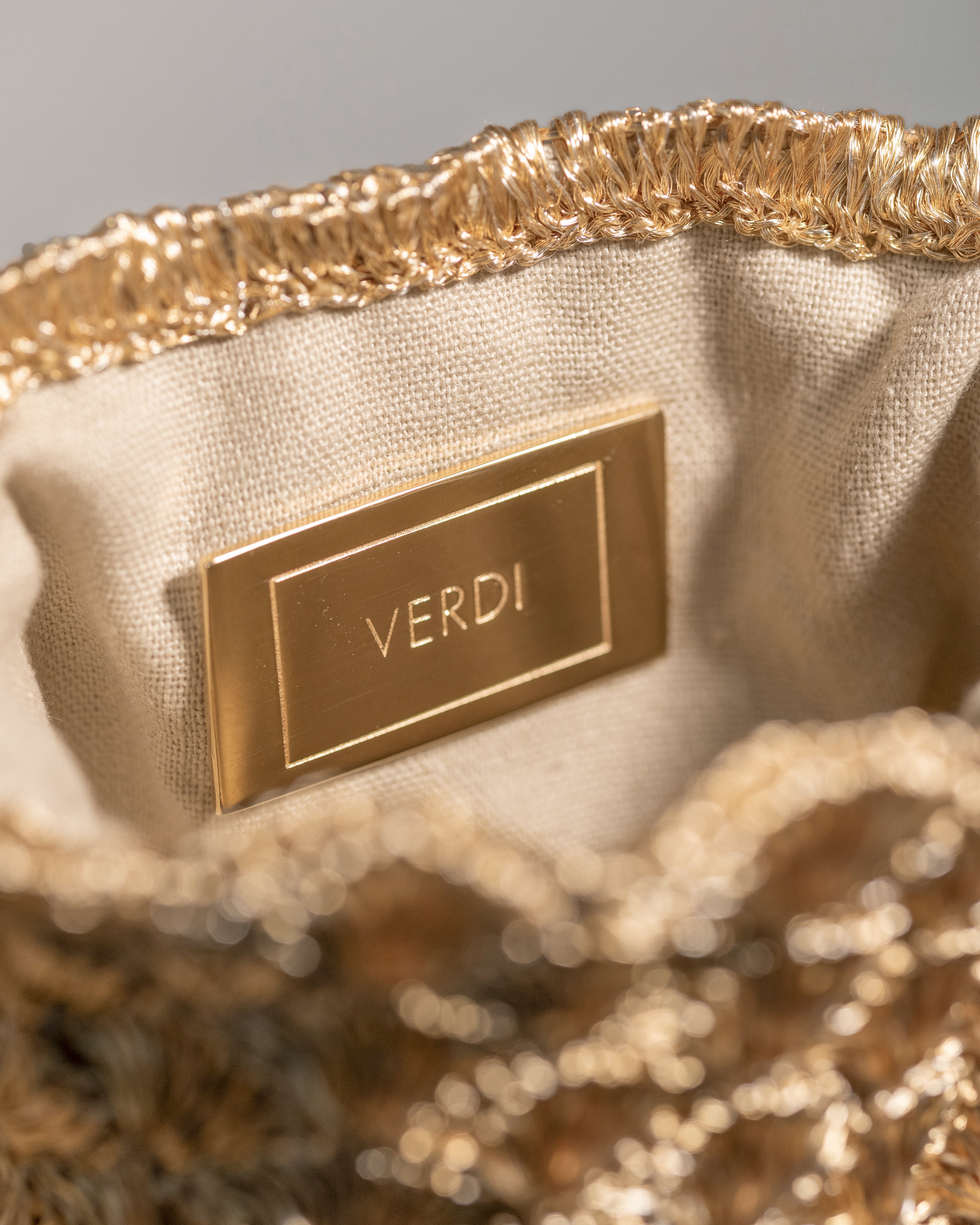 SEASHELL MINI MOCHILA - GOLD