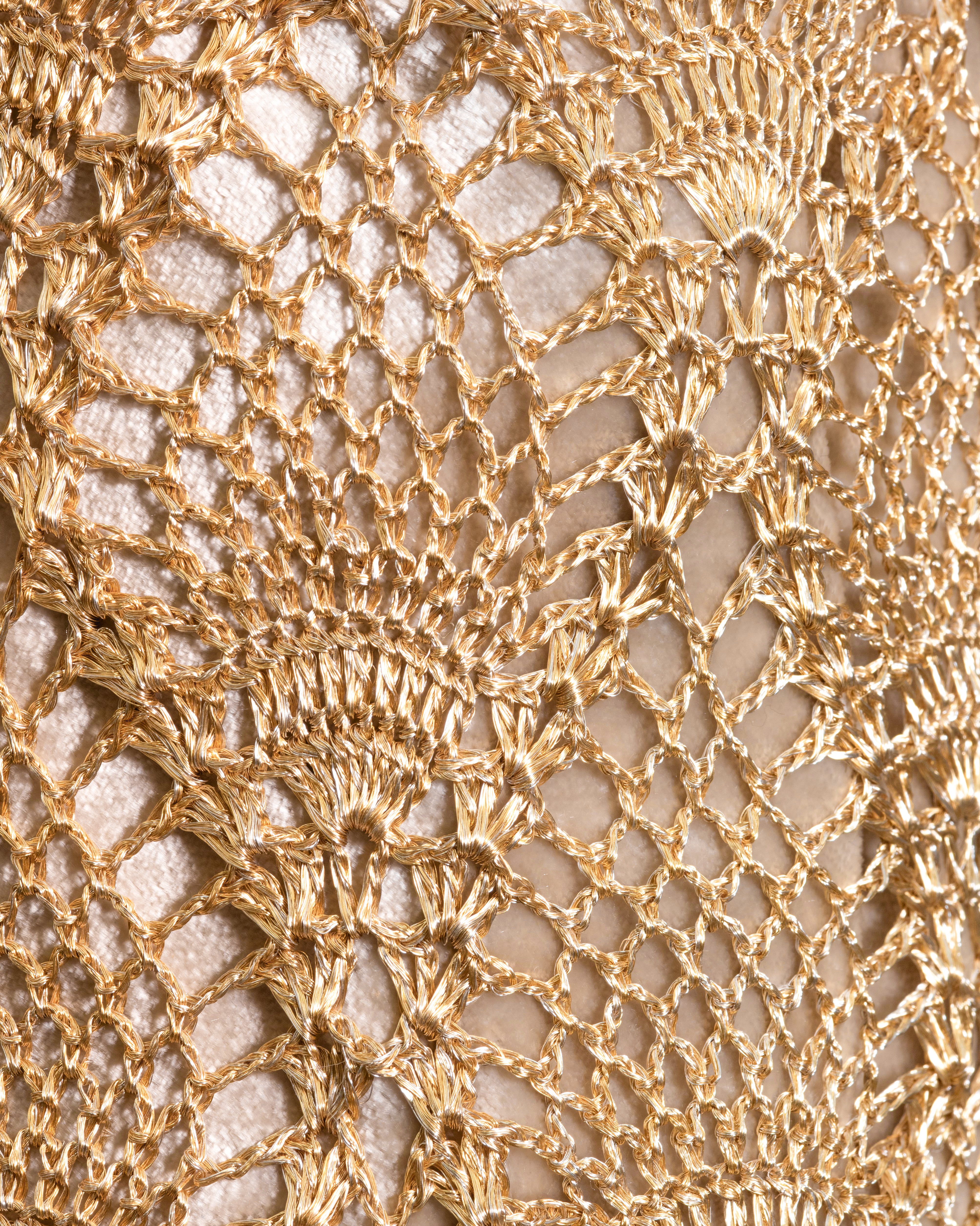 PINEAPPLE MOCHILA - GOLD & BEIGE LINING