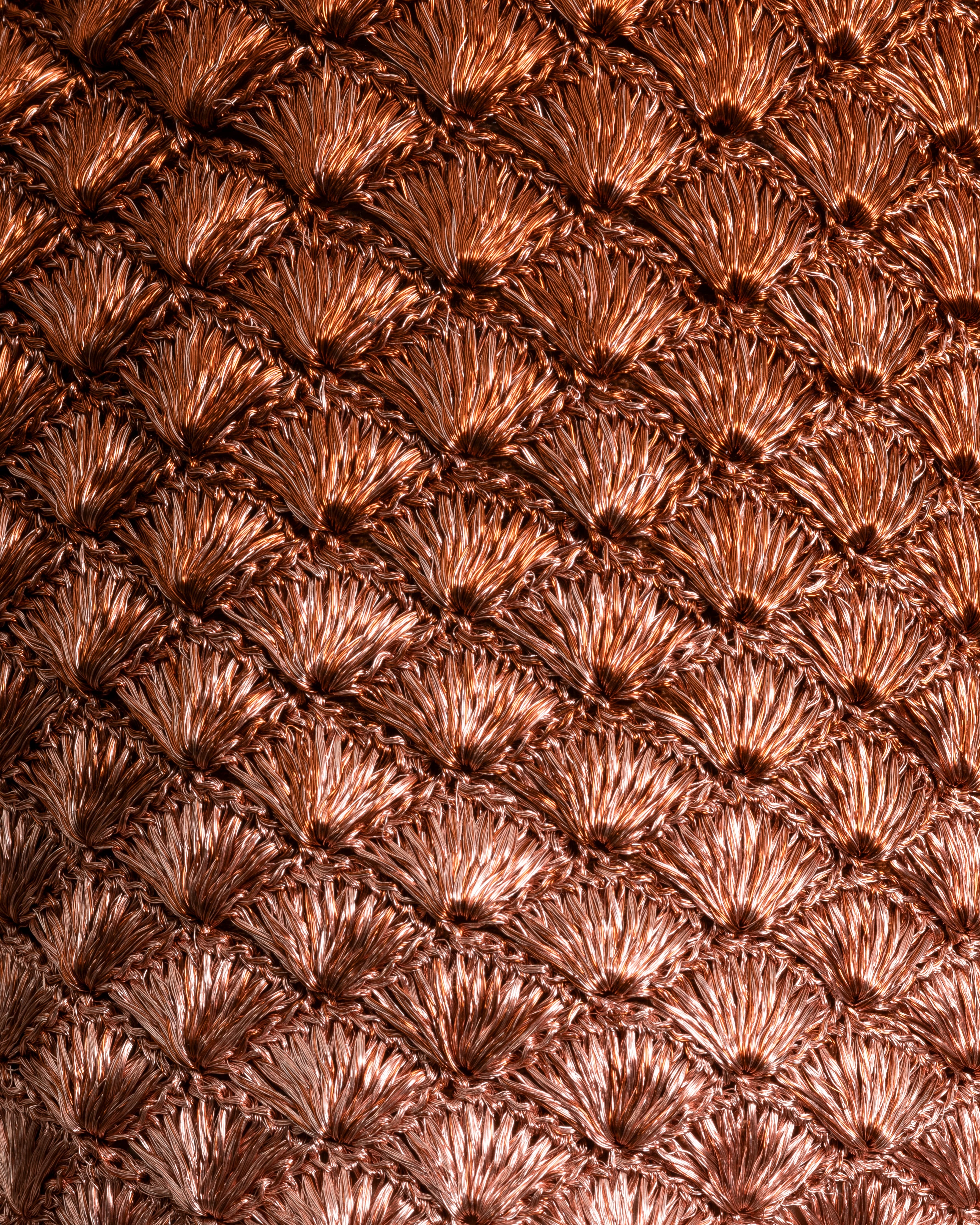 KAIA SEASHELL MOCHILA - ROSE GOLD & COPPER