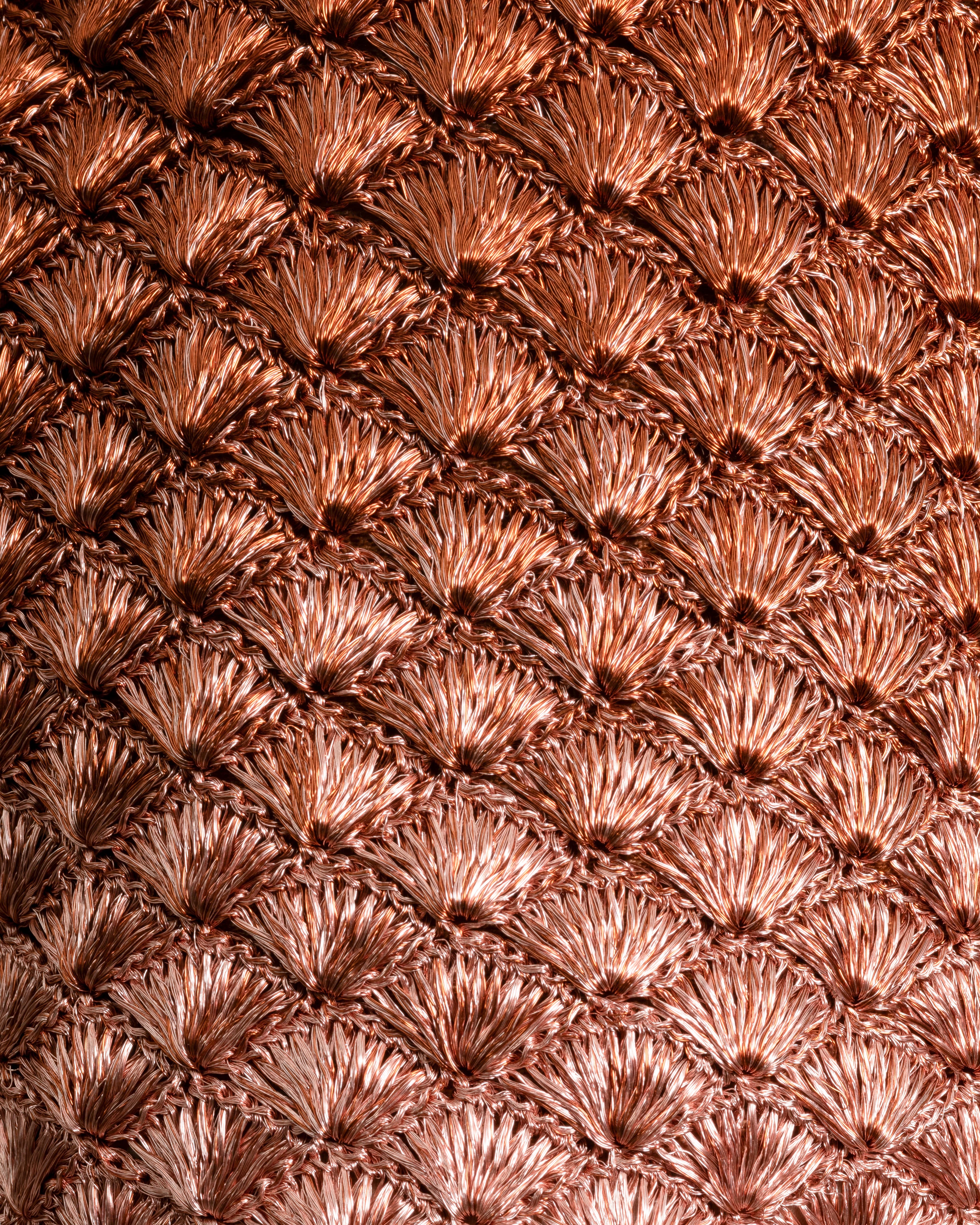 KAIA CLUTCH - ROSE GOLD & COPPER