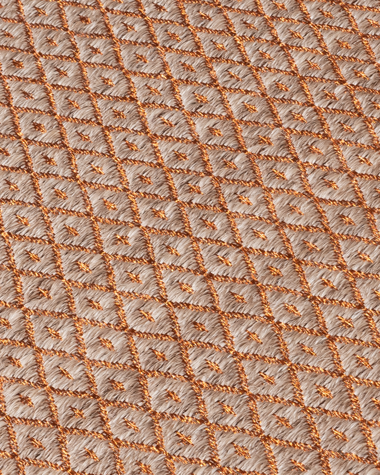 RHOMBUS WEAVE - FIQUE FIBER AND COPPER