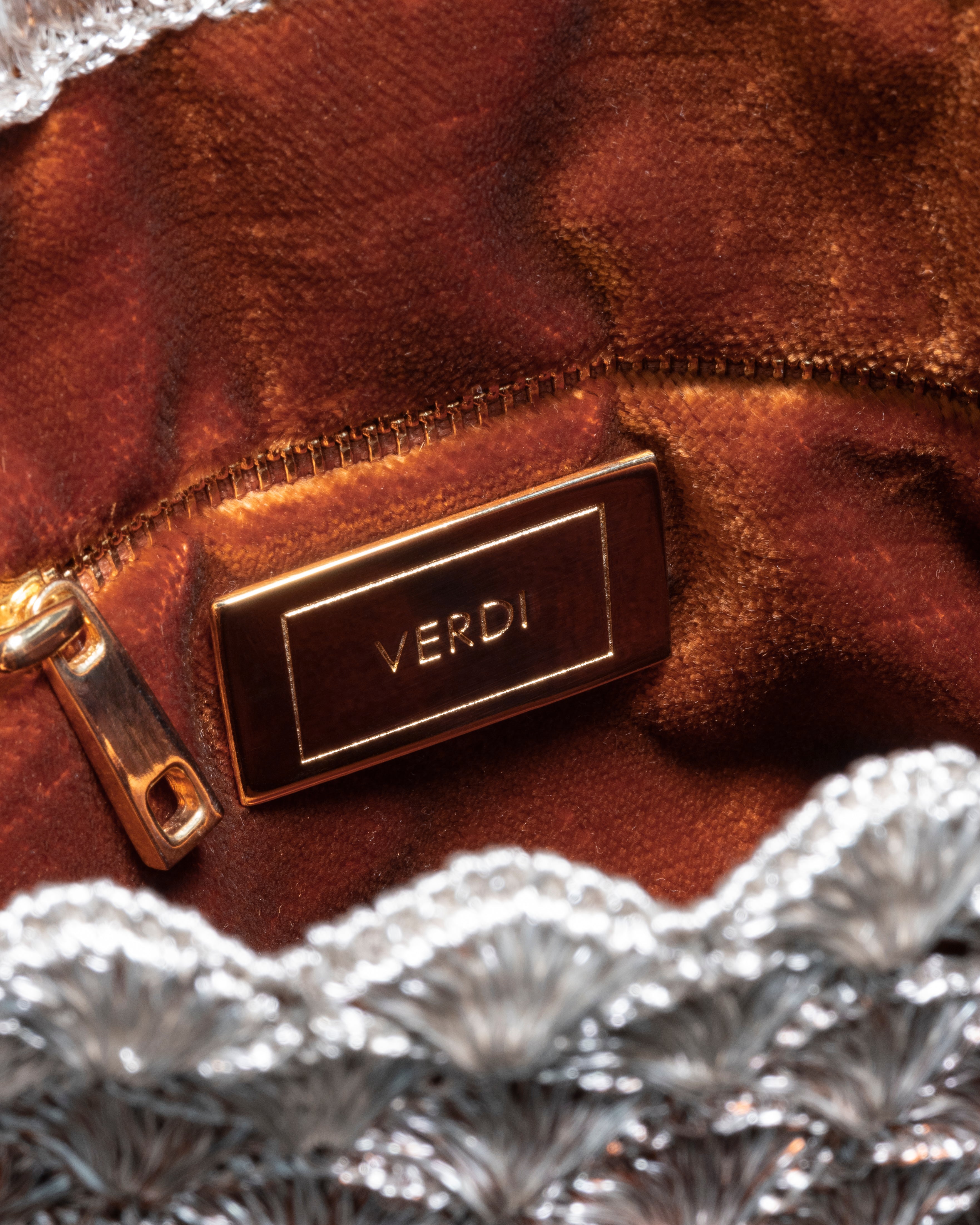 KAIA SEASHELL MOCHILA - COPPER & SILVER