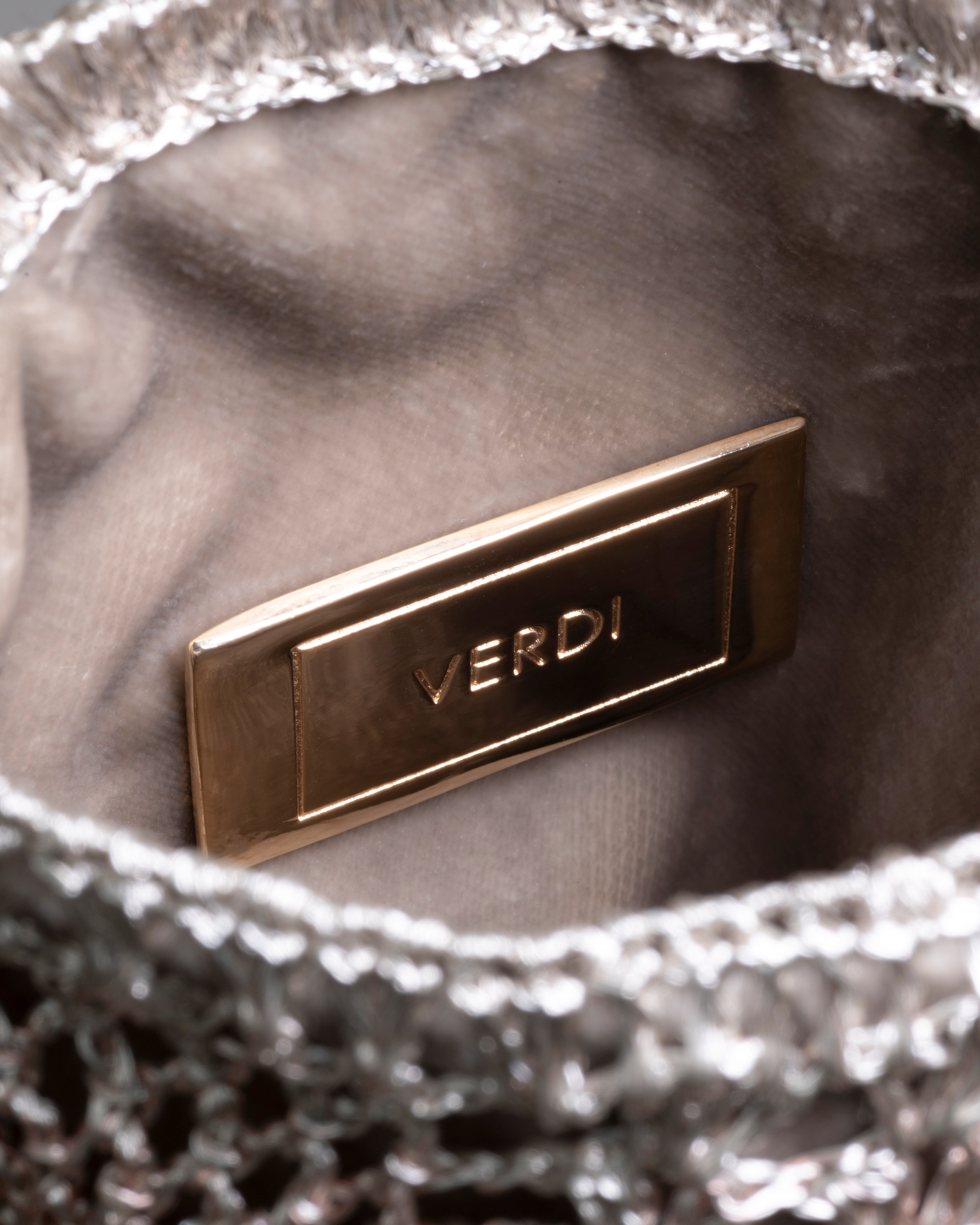 KAIA PINEAPPLE MINI MOCHILA - ROSE GOLD & SILVER