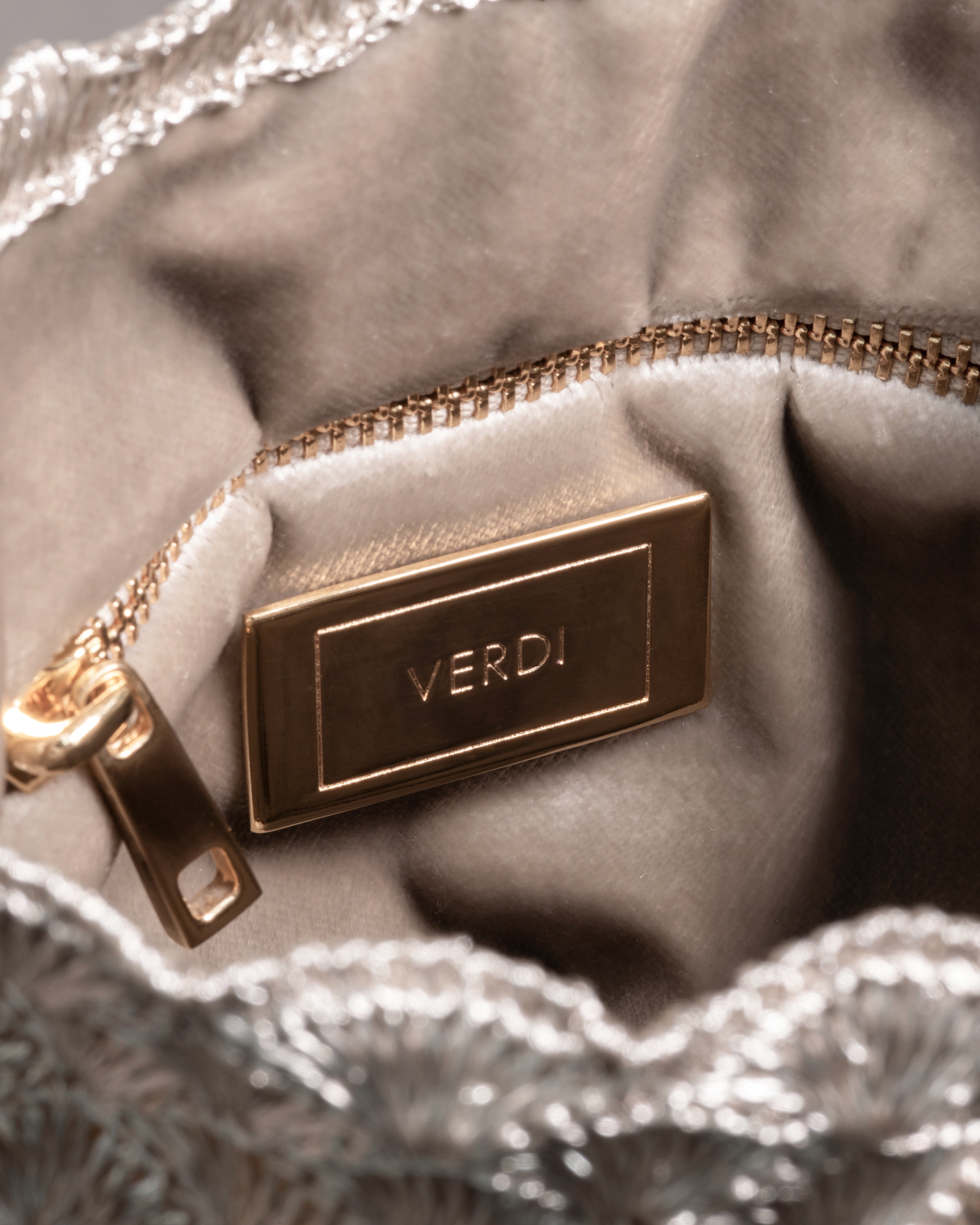 KAIA SEASHELL MOCHILA - GOLD & SILVER