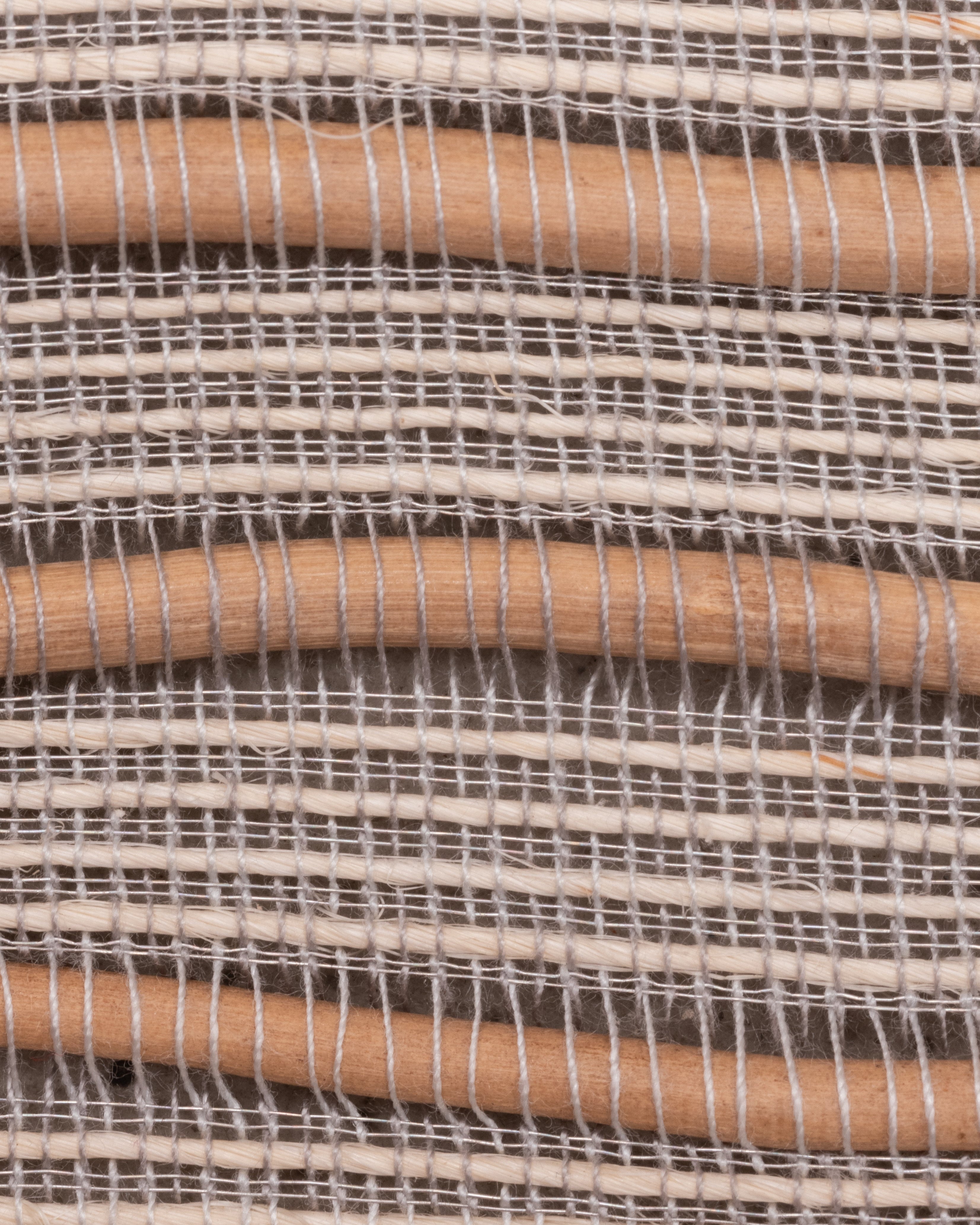 YARÉ WEAVE - Yaré, White Fique Fiber and Stainless Steel