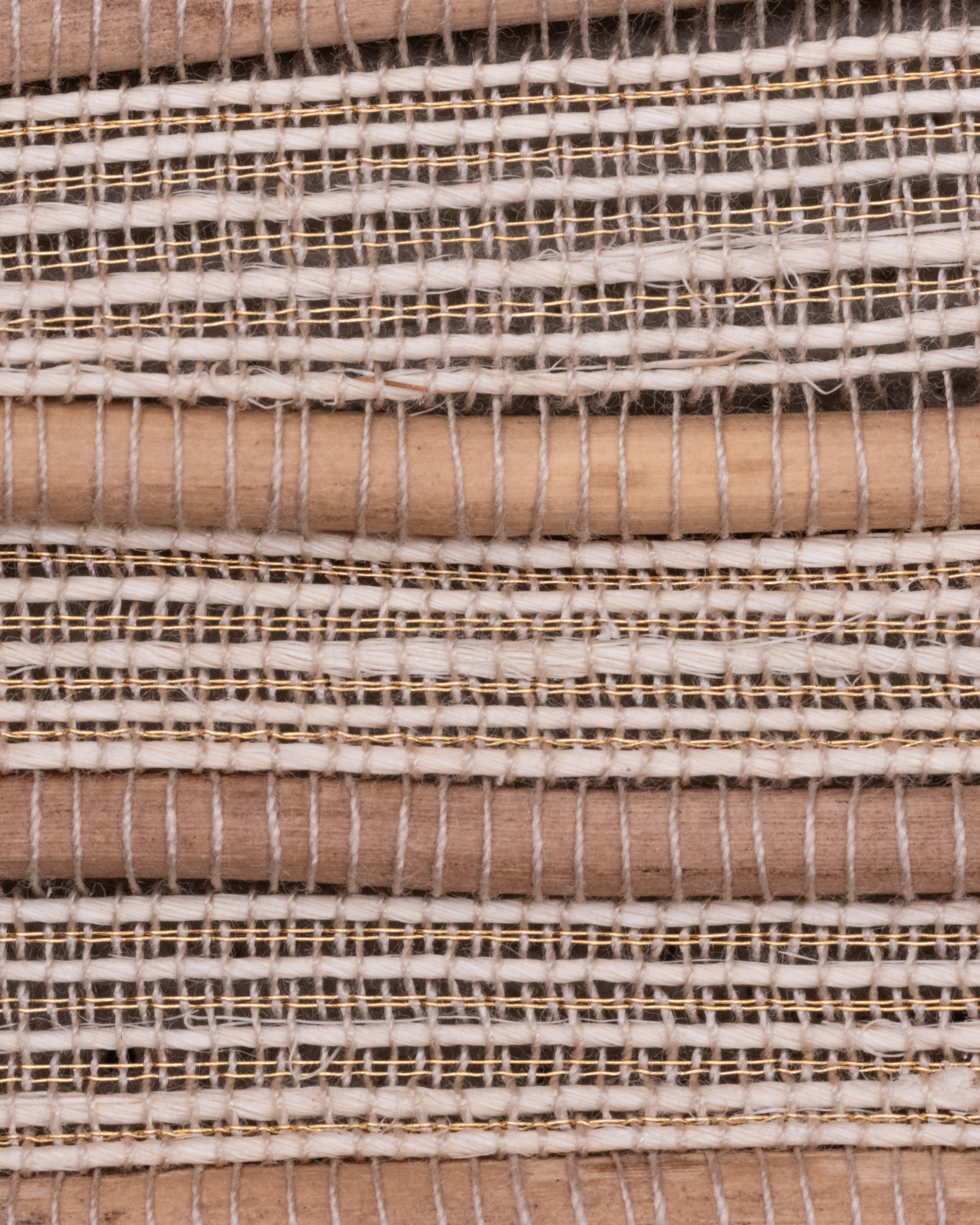 YARÉ WEAVE - Yaré, White Fique Fiber and Gold