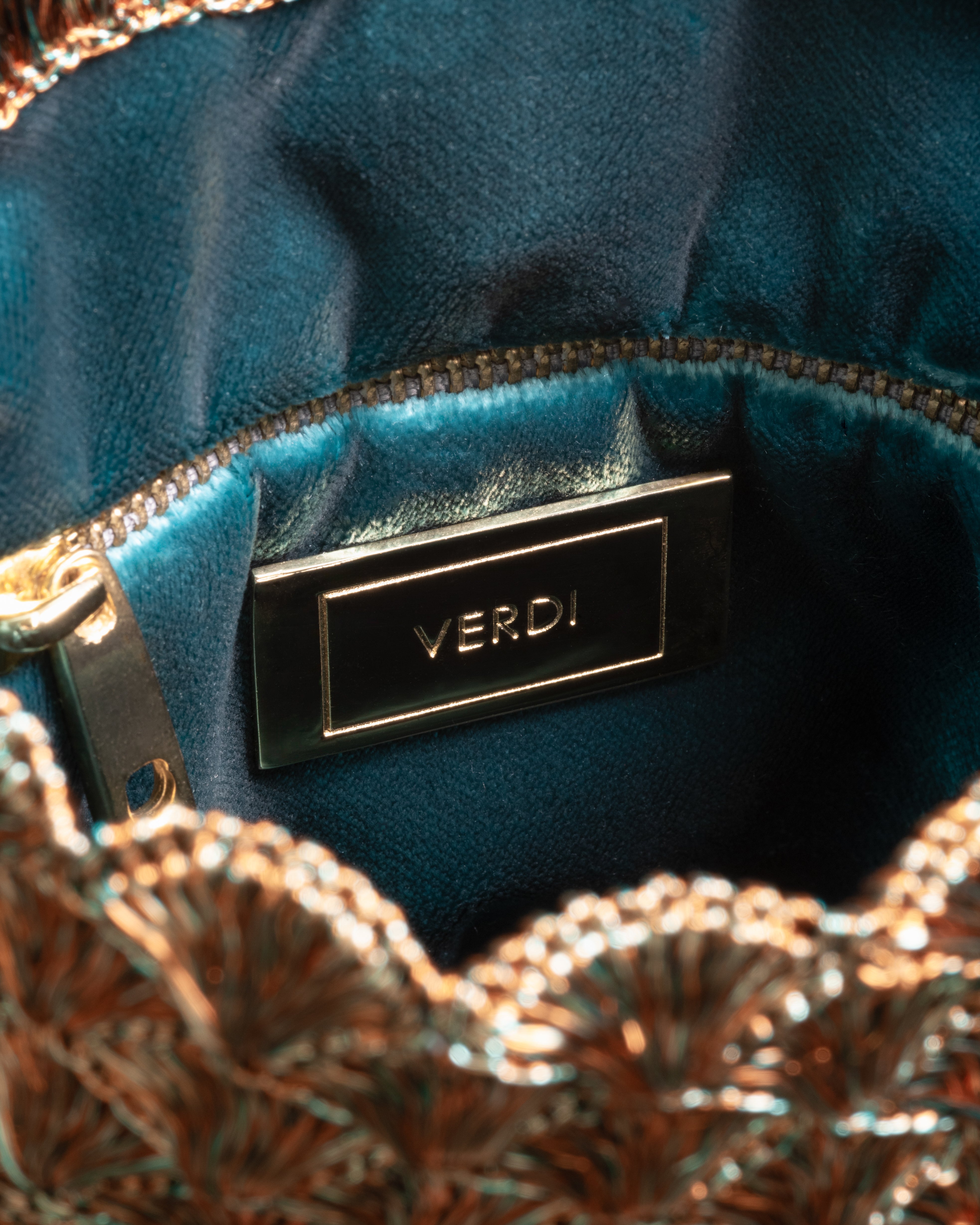 SEASHELL MOCHILA - COPPER & TURQUOISE